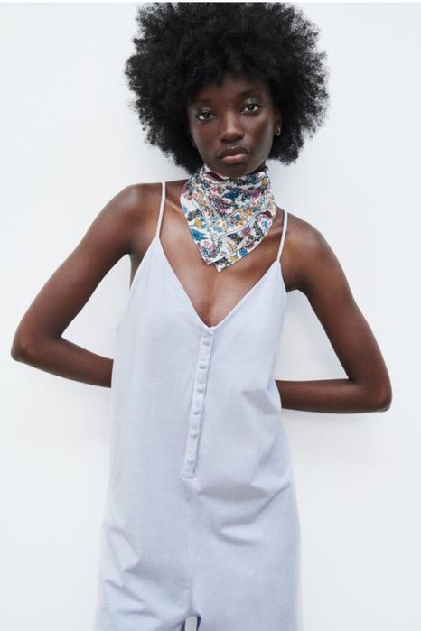 Zara комбінезон з брюками вільного силуету, М розмір, оверсайз, зара