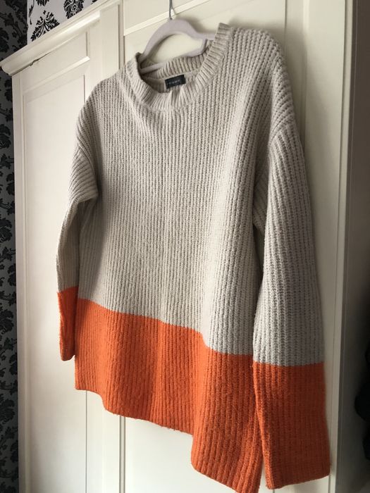 Sweter damski Primark M ecru ,  gruba dzianina,  , bardzo  ciepły .