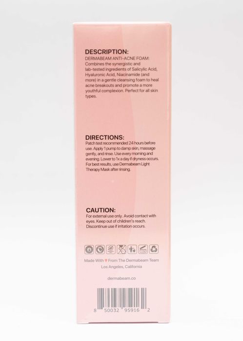 Dermabeam Anti-Acne Foam pianka przeciwko trądzikowi 120 ml