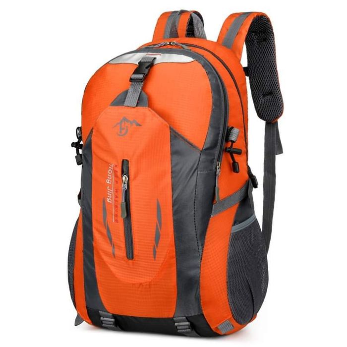 Plecak turystyczny 35L NOWY. Lekki, do góry/na rower. Pomarańcz/Zieleń