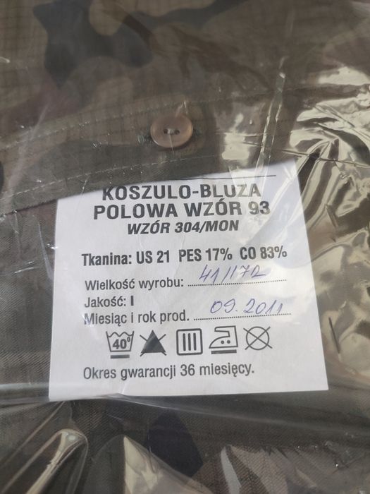 Koszulo-bluza polowa wz 93 304/MON