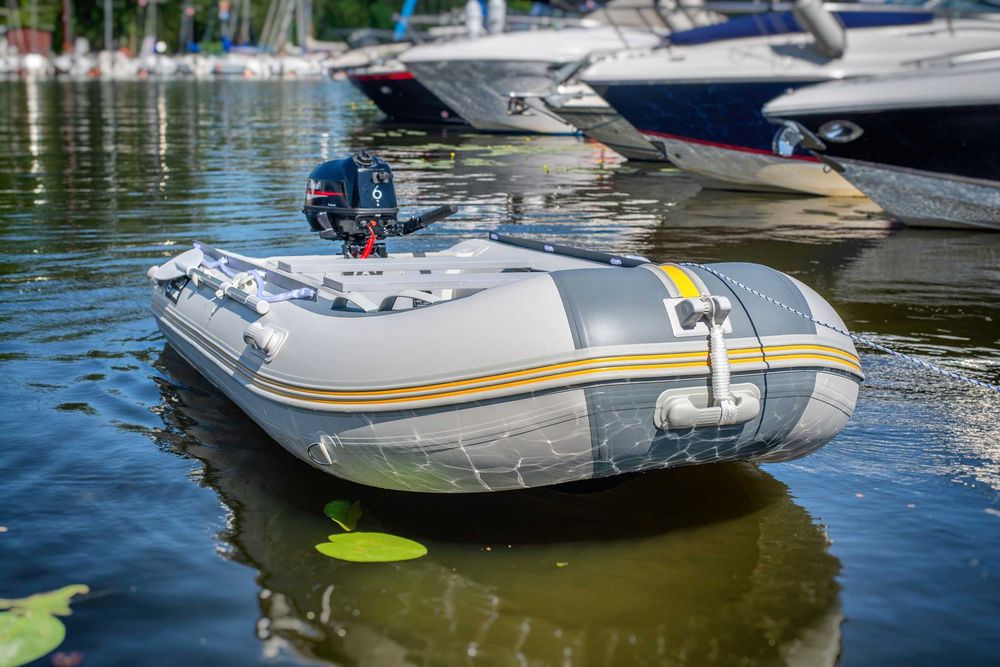 Ponton CAVO MARINE 330 Alu z kilem, CE, 4+1 os. ver. Flat Cone