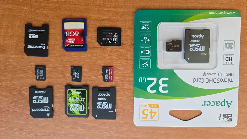 карти пам'яті SD та microSD