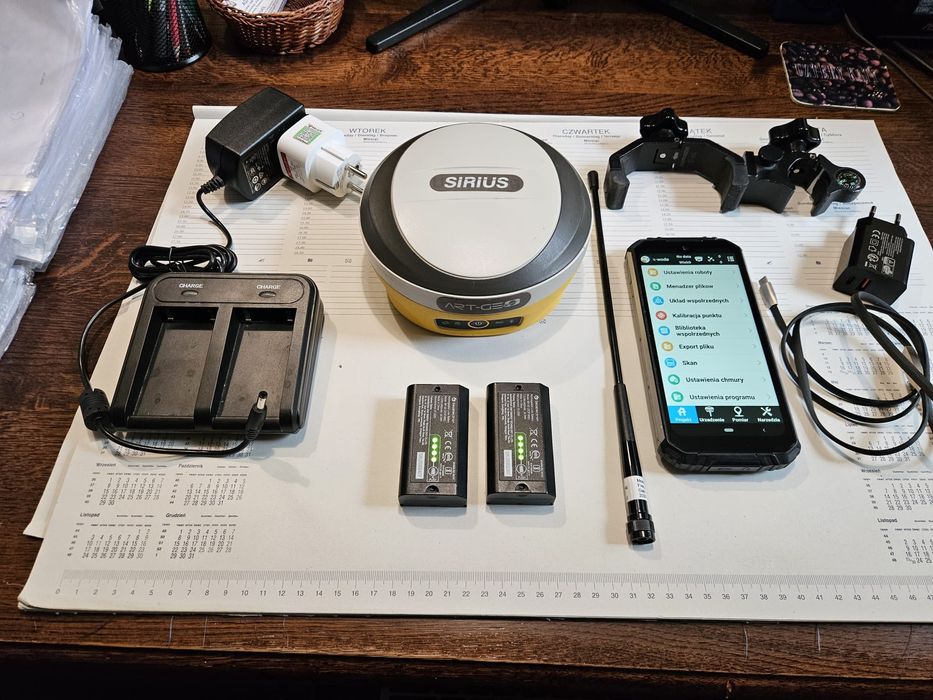 GPS geodezyjny GNSS  IMU Sirius Artgeo 4 systemowy + L-Band SUPER STAN