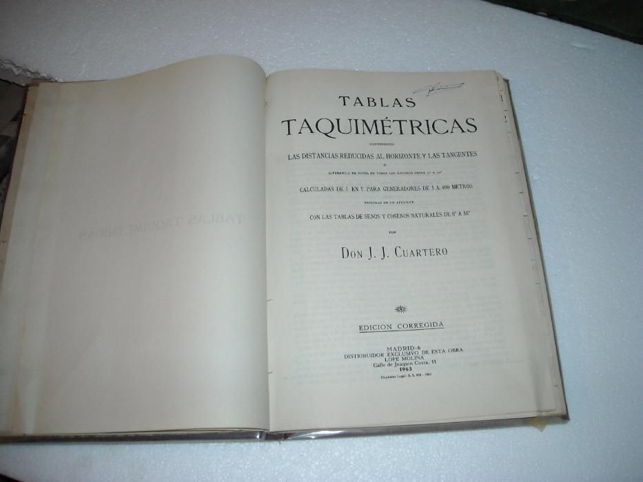 Tabelas Taquimétricas