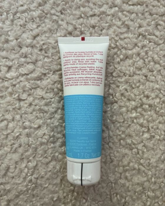 Clarins fresh scrub peeling do twarzy