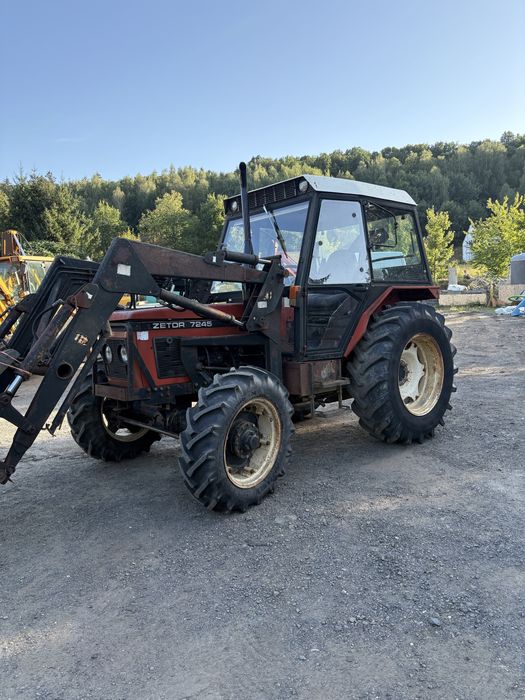 Zetor 7245, ładowacz, Tur, 4x4, rok 1991