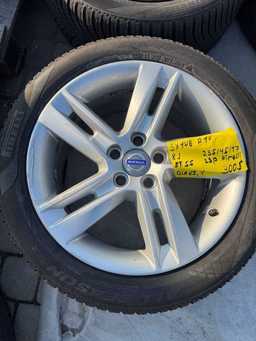 диски вольво 5x108 r17 Volvo БЕЗ РЕЗИНИ