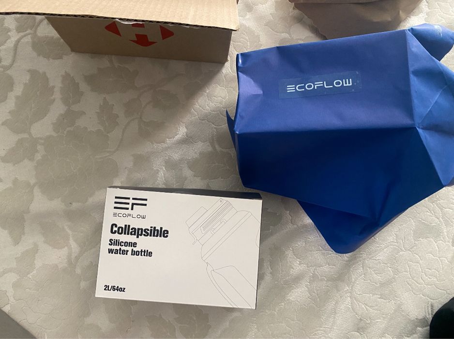 Нова! Складна пляшка силіконова для води EcoFlow 2 літри фляга