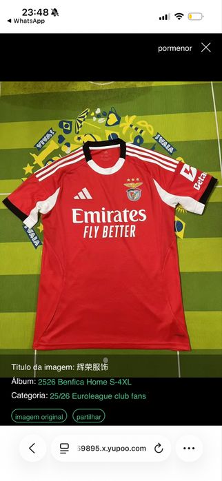 jerseys / camisolas de clubes e selecoes