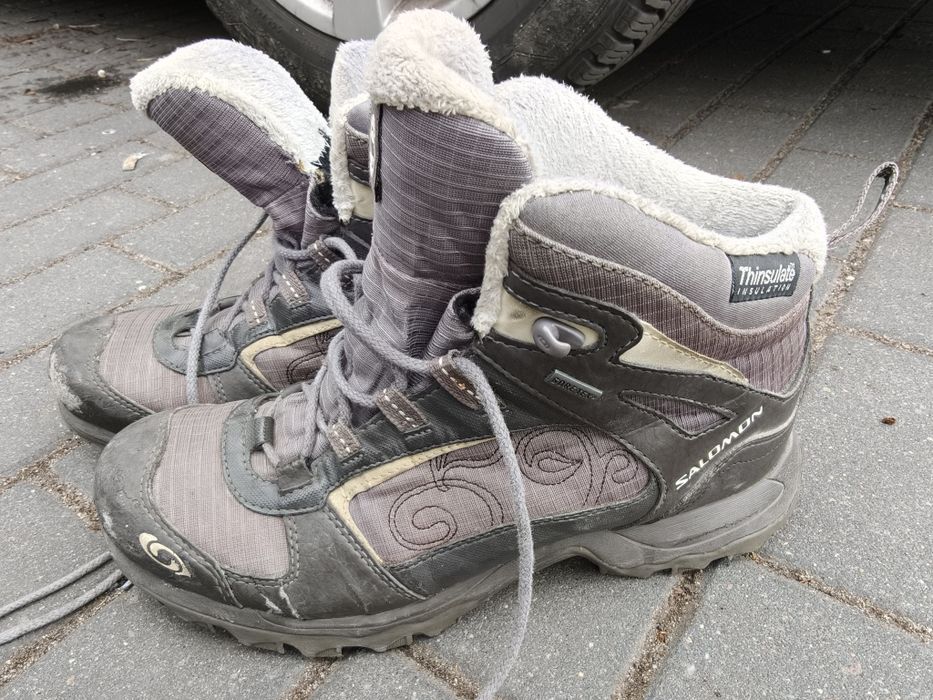 Buty trekkingowe Salomon Goretex 41.5 ocieplane