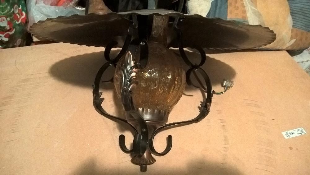 lampa mosiądz i brąz