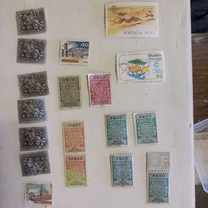 Selos antigos variados