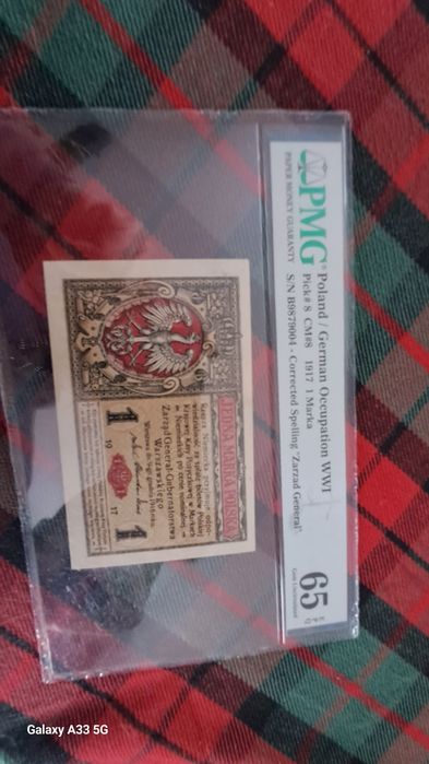 Zestaw 3 banknotów.Wysokie noty.1/2 marki.1 marka.2 marki.PMG