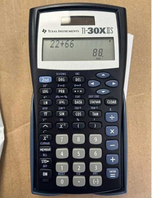 Texas Instruments TI-30 XIIS Kalkulator naukowy, funkcje matematyczne