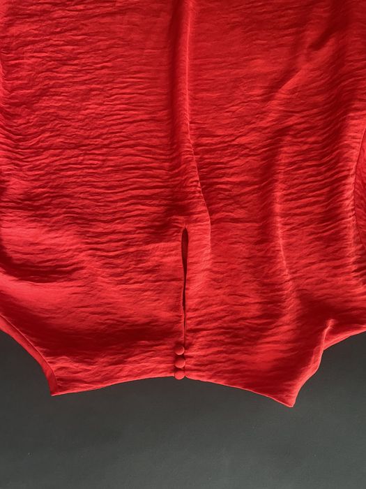 Червона сорочка блузка H&M 44