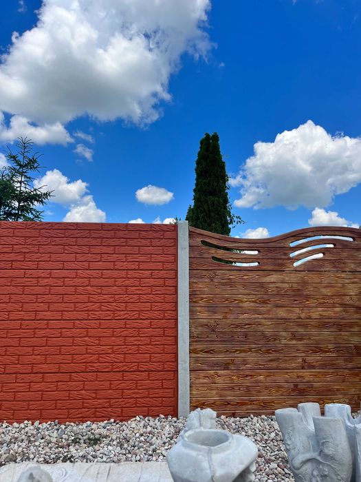 ogrodzenia betonowe dwustronne 67 zł metr bieżący -1,5 wysokości