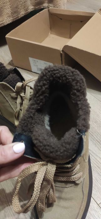 Черевички натуральний замш