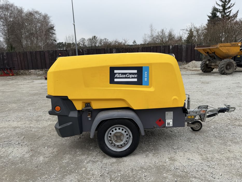 Kompresor sprężarka ATLAS COPCO XAS 68 rok 2017