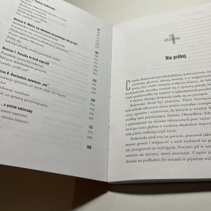 „Subtelnie mówię f*ck” Mark Manson