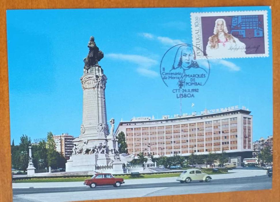 Postal Marquês de Pombal 1982