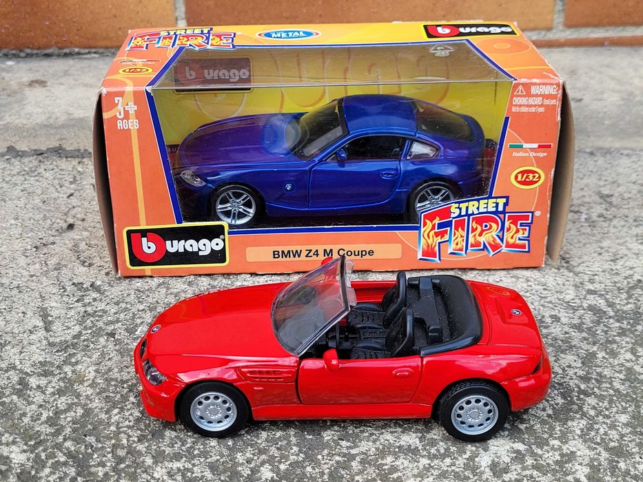 Kolekcja modeli BMW Z4 M Z3 1:32 Bburago mega unikaty