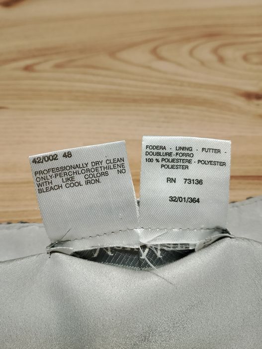 Szara Srebrna Koronkowa Spódnica Ołówkowa Max Mara Made In Italy