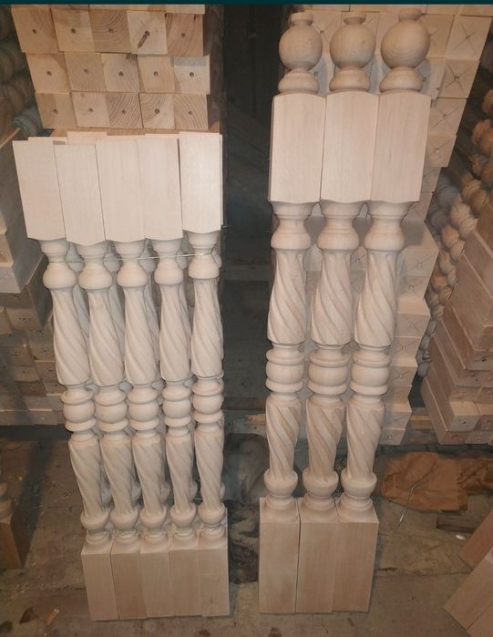 Точені дерев'яні балясини. Сходи! Сходинки! Перила! ВИРОБНИК!