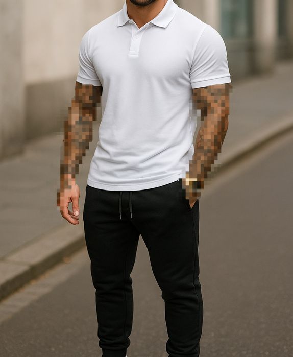 Koszulka polo + spodnie dresowe męskie