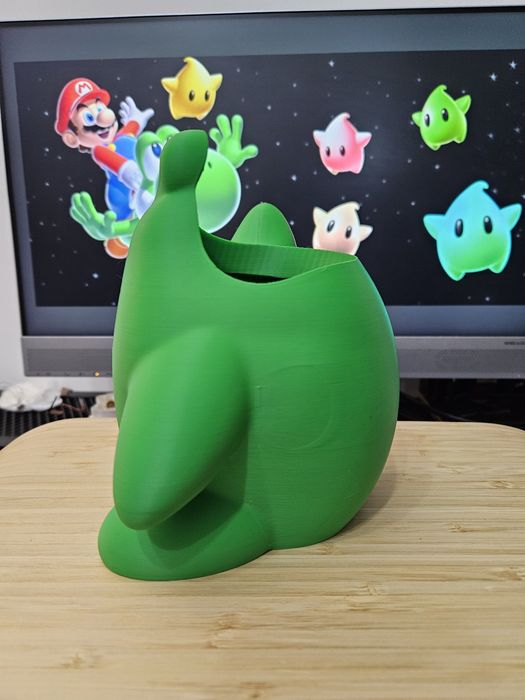 Porta-Objetos / Balde Multiusos Estilo Luma (Super Mario)