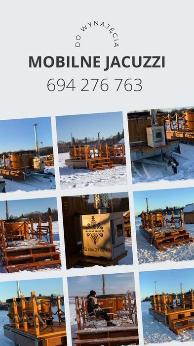 Basen Jacuzzi Balia Bania Mobilna Domowe SPA