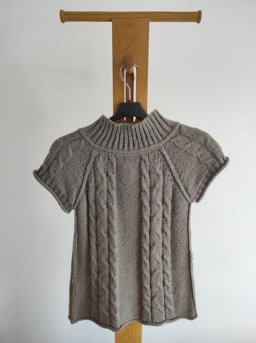 Casaco colete de malha