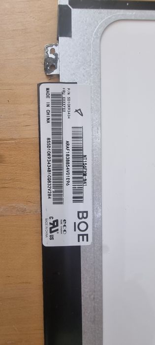 Matryca BOE NT156FHM-N41 15,6" FHD 1920x1080 30-pin Lenovo