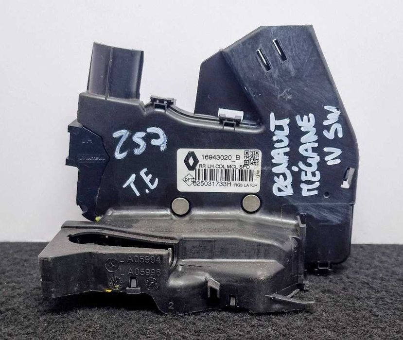 Fechadura / Fecho Porta Trás Esquerdo 825031733R - RENAULT MEGANE IV Hatchback