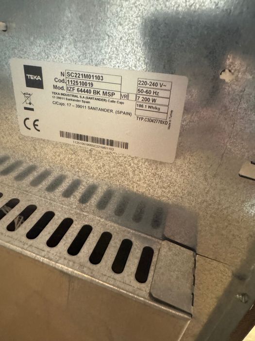 Teka 64440 BK MSP  na części