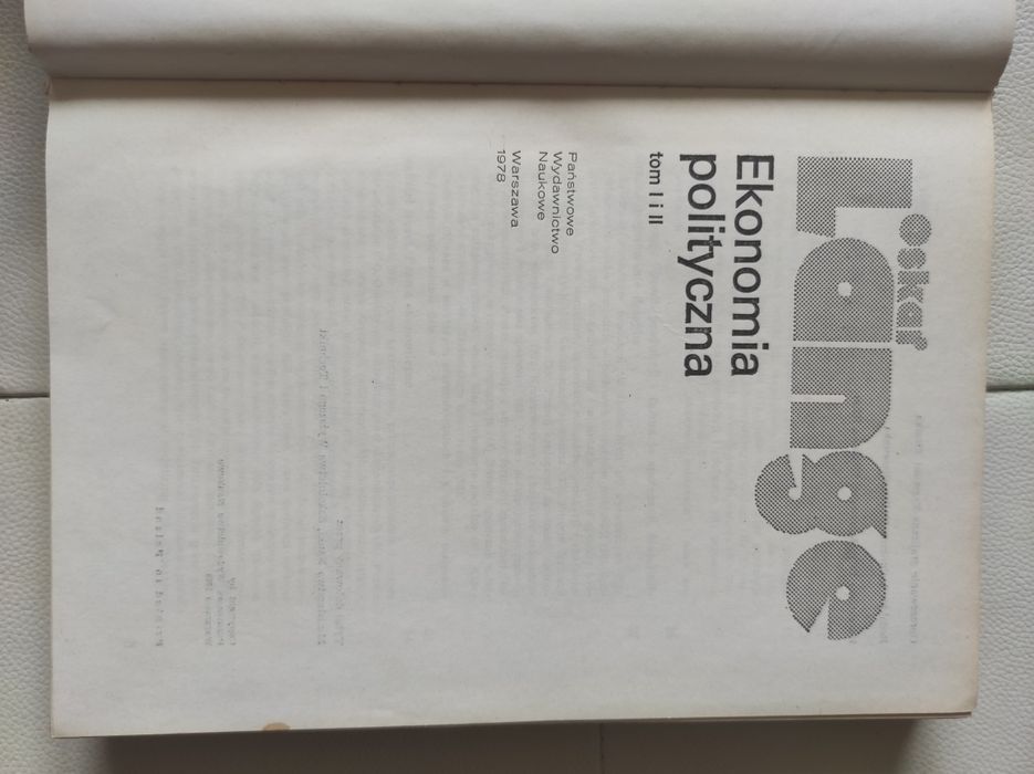 Ekonomia polityczna Oscar Lange