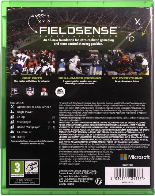 Madden NFL 23  XBOX X Диск новий)