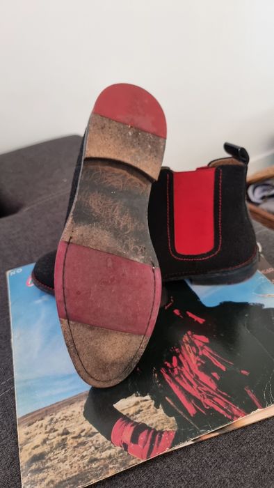 Bota masculina em couro