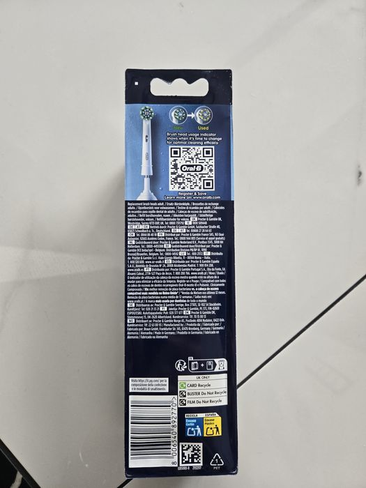 Końcówki Oral B pro cross action 8szt
