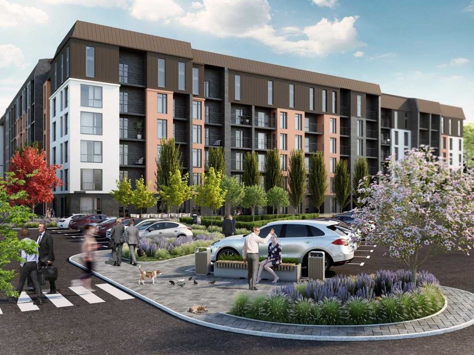 Продаж 1 кім. квартира 36,7 м2, ЖК Дружній Двір, с. Солонка