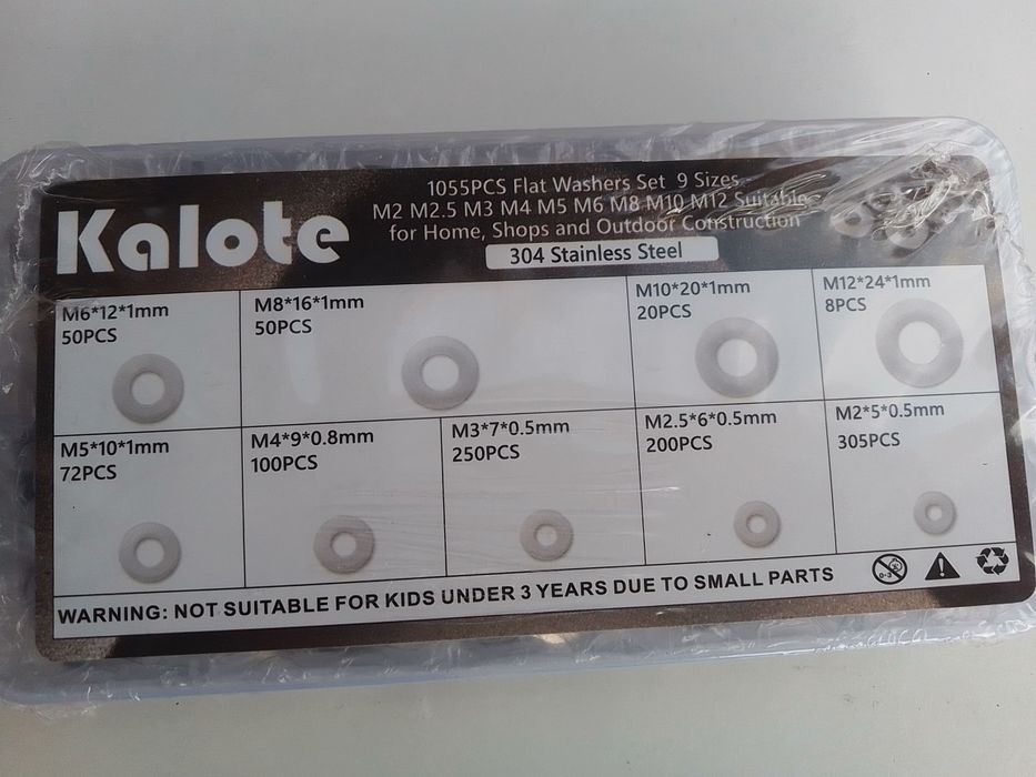 Zestaw srób podkladek 3 pack