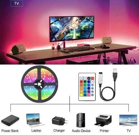 Taśma Led 15m "Sterowana Telefonem"