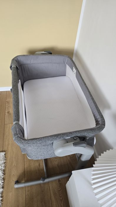 Łóżeczko dostawne dostawka Chicco Next2Me Magic Evo Dark Grey