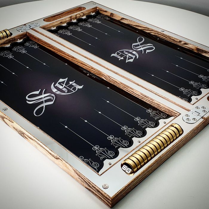 Нарды Элитные. Хай-тек дизайн на заказ. Подарок мужу, другу. Нарди