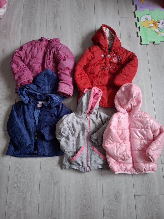 Kurtka dla dziewczynki zimowa,  przejściowa