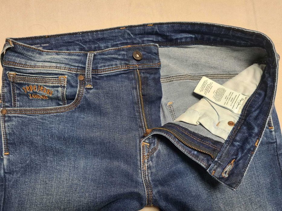 PEPE JEANS - M12 SKINNY roz. W32L32 pas 88 cm IDEAŁ ^