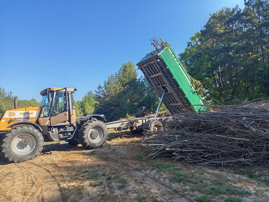 Mulczowanie wgłębne mulczer leśny czyszczenie działek  wycinka drzew