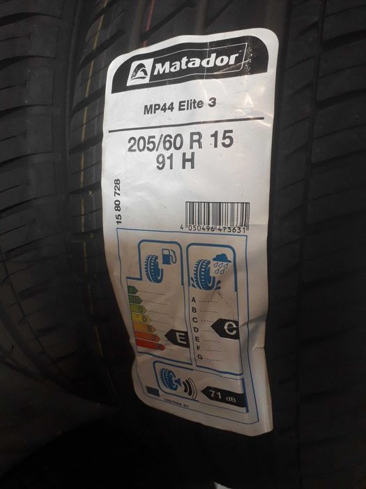 205/60R15 letnie Matador MP 44 Elite 3 cena za parę