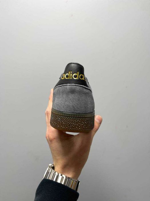 Мужские кроссовки Adidas Spezial Grey Black Brown. Размеры 40-45