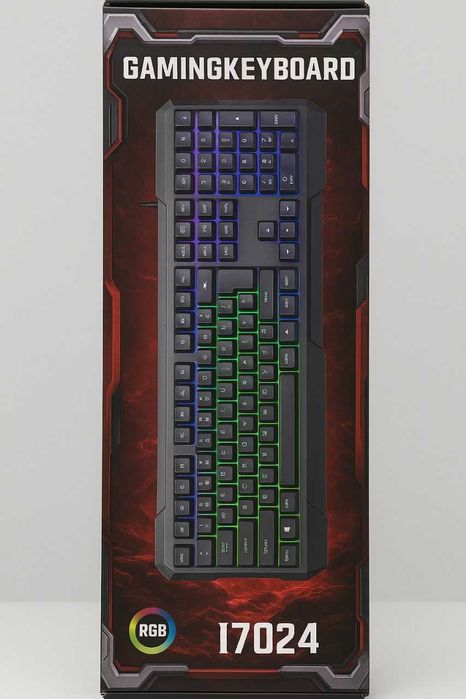 Teclado Gamer com Iluminação RGB – Modelo I7024